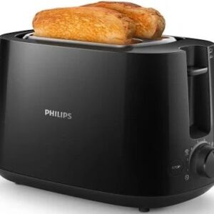 PHILIPS METAL TOASTER BLACK